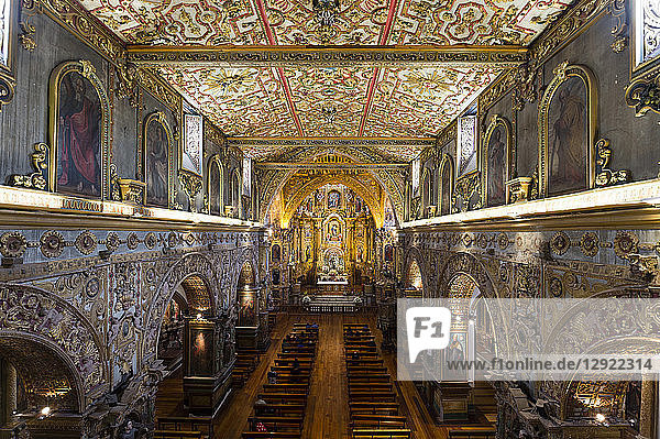 The Monastery of San Francisco  Ecuador's oldest church  founded in 1534  the church  UNESCO World Heritage Site  Quito  Ecuador  South America
