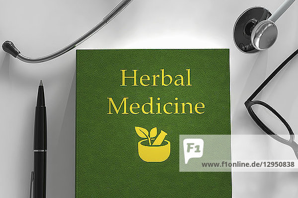 Medizinisches Buch über Kräutermedizin
