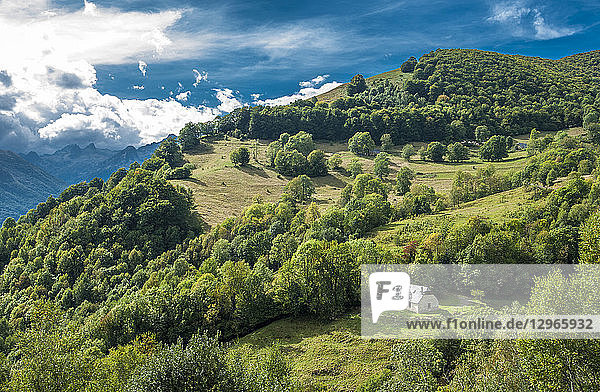 Frankreich,  Pyrenäen-Nationalpark,  Region Okzitanien,  Val d'Azun,  Ouzoum-Tal bei Arbeost