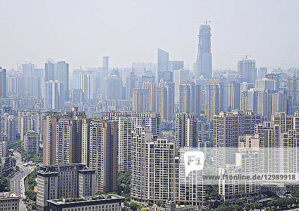 Hochhäuser in Chongqing  VR China