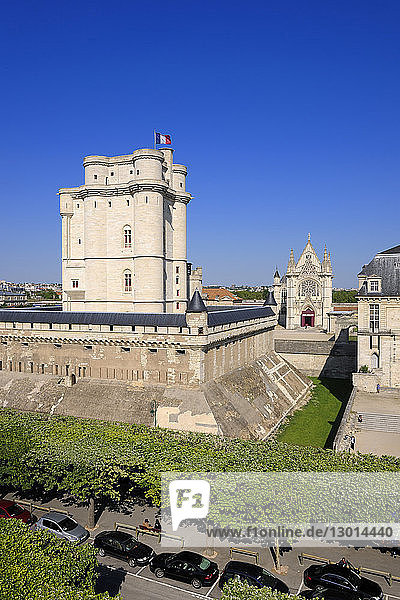 France,  Val de Marne,  Vincennes,  Chateau de Vincennes,  the dungeon and the Sainte Chapelle