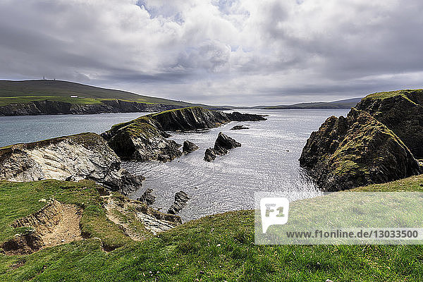 St. Ninian's Isle  spektakuläre Klippenlandschaft  South West Mainland  Shetlandinseln  Schottland  Vereinigtes Königreich