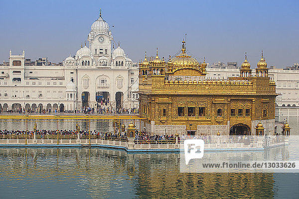 Der Harmandir Sahib (Goldener Tempel)  Amritsar  Punjab  Indien