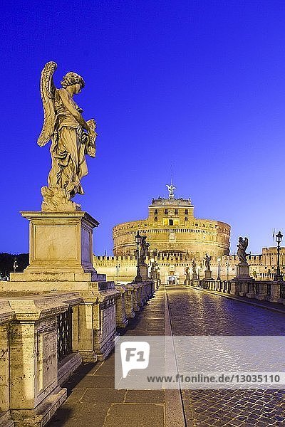 Castel Sant'Angelo  UNESCO World Heritage Site  Rome  Lazio  Italy