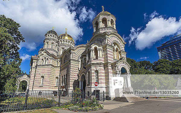 Die Kathedrale der Geburt Christi  Orthodoxe Kathedrale  Riga  Lettland  Baltische Staaten