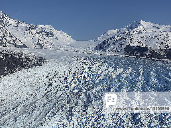 Snowy Colony Glacier  Knik Valley  Anchorage  Alaska  USA