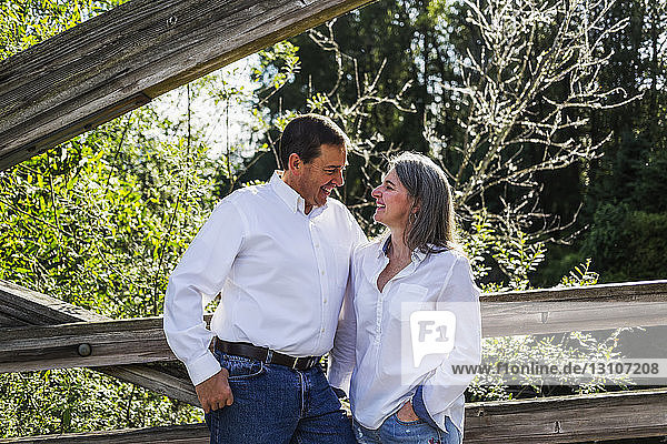Portrait of a husband and wife; Bothell  Washington  United States of America
