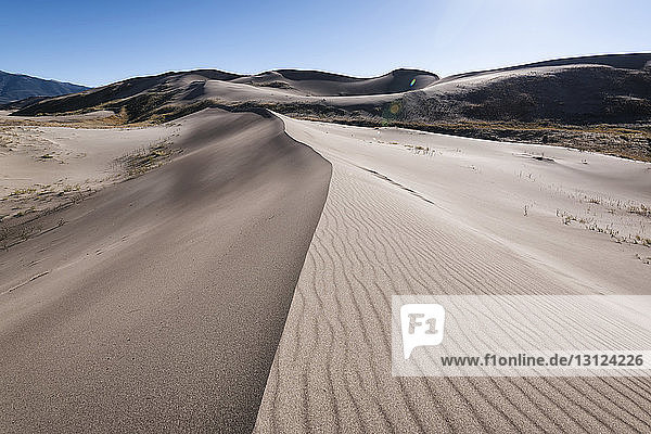 Landschaftliche Ansicht der Sanddünen