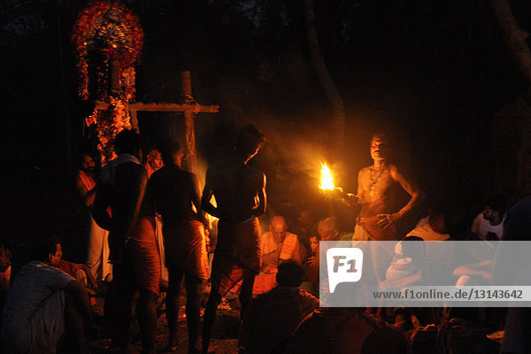 India  Orissa  Rananpur  traditional festival  fire rite