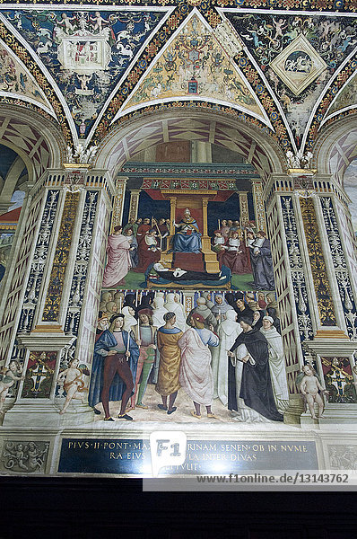 Italien  Toskana  Siena  Kathedrale von Santa Maria Assunta  UNESCO-Welterbe.