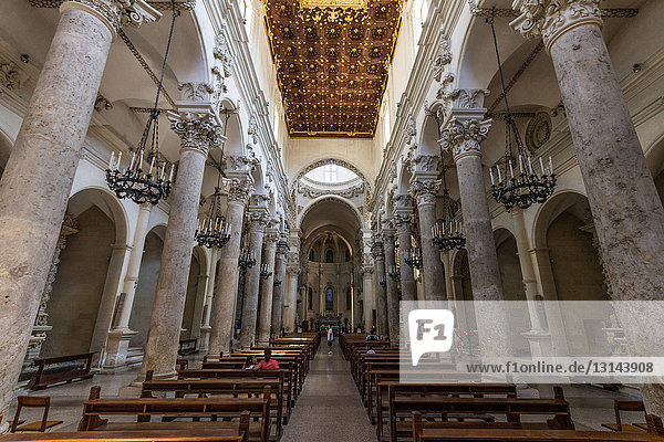 Italy  Apulia  Lecce  Santa Croce Basilica indoor