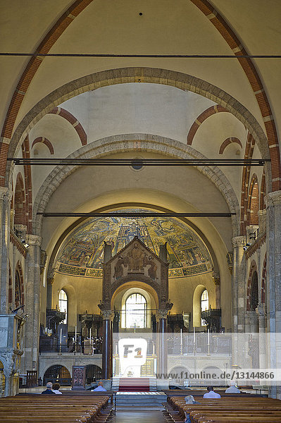 Europe  Italy  Lombardy  Milan  Abbey of S. Ambrogio. Early Christian and medieval Romanesque church.