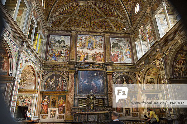 Europe  Italy  Lombardy  Milan  early Christian church of San Maurizio Maggiore Monastery  in Corso Magenta.
