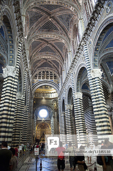 Italy  Tuscany  Siena  Cathedral of Santa Maria Assunta  UNESCO World Heritage.