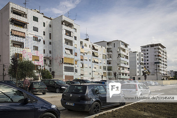Albanien  Durres  öffentlicher Wohnungsbau