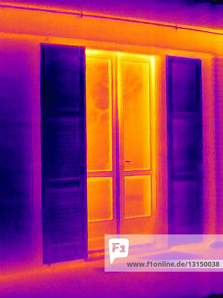 Wärmebild von Türen