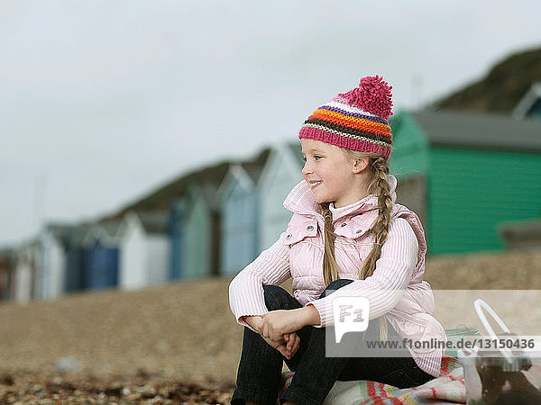 Young Girl at Beach