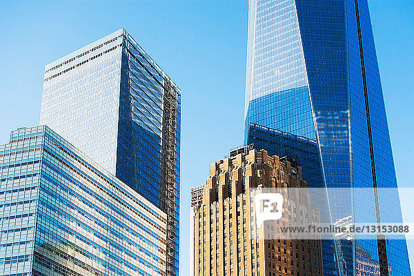 Moderne Wolkenkratzer in Manhattan  New York