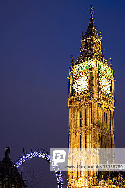 Big Ben und London Eye