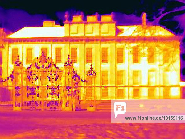 Ultraviolettes Licht des Kensington Palace  London