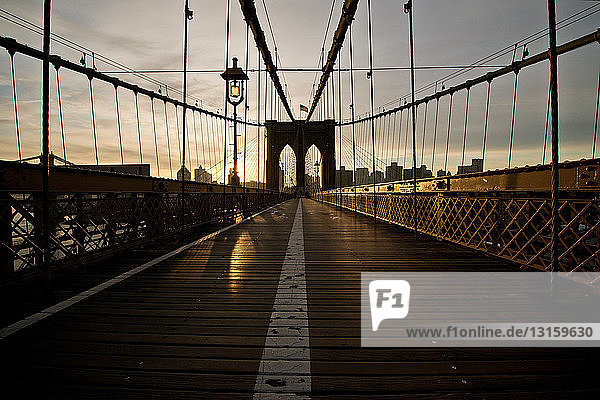 Brooklyn Bridge  New York City  USA
