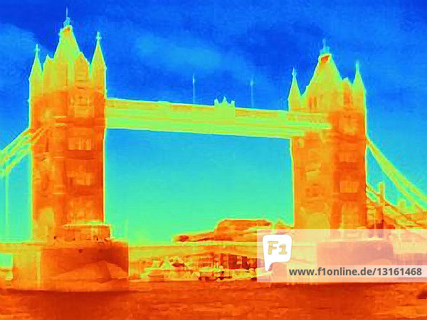 Wärmebild der Tower Bridge