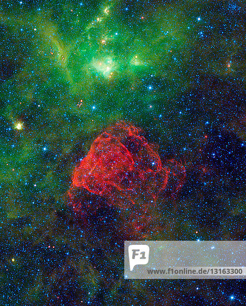 Puppis A  eine Supernova-Explosion