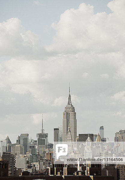Skyline von Manhattan  New York  USA