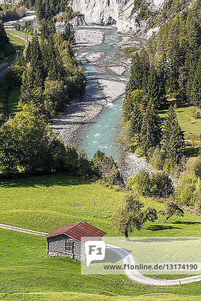Schweiz  Graubünden  Ruinaulta   Rheinschlucht