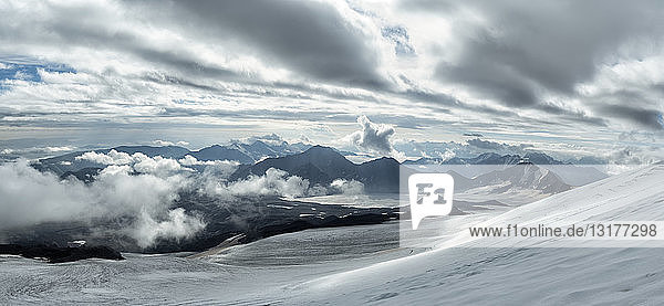Russia  Upper Baksan Valley  Caucasus  Mount Elbrus