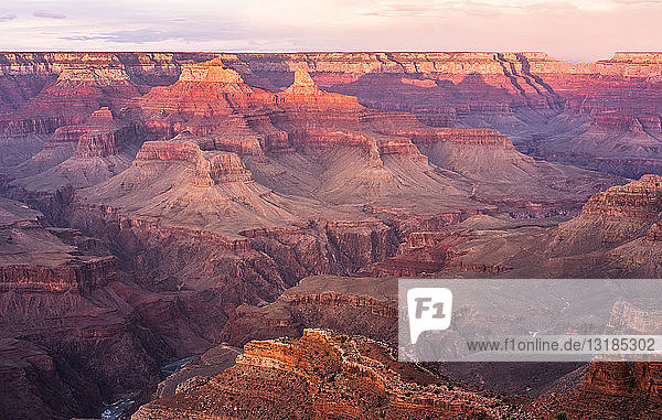 USA  Arizona  Grand Canyon National Park  Grand Canyon am Abend