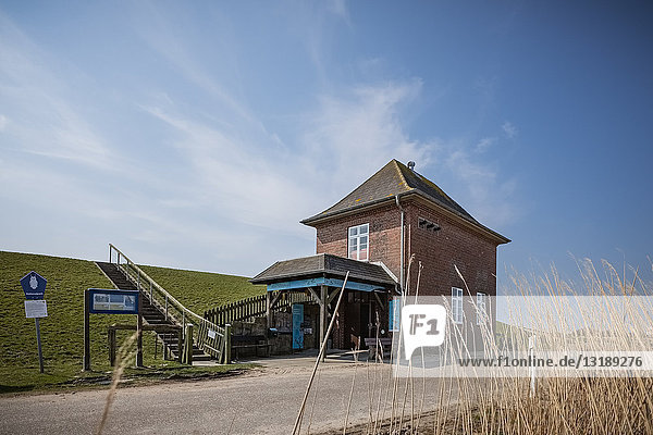Infozentrum der Schutzstation Wattenmeer  Schoepfwerk  Keitum  Sylt  Schleswig-Holstein  Deutschland  Europa