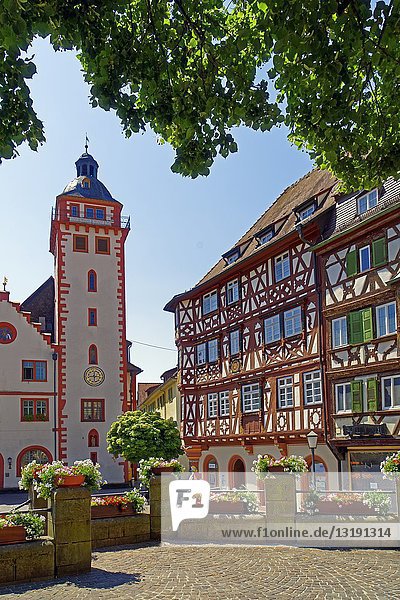 Palmsches Haus und Abtei Mosbach  Mosbach  Baden-Württemberg  Deutschland  Europa