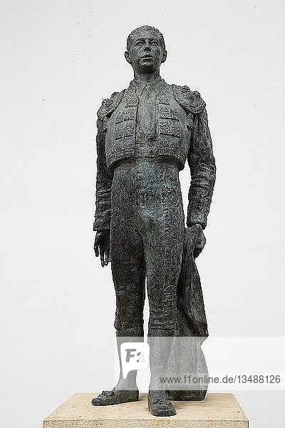 Antonio Ordonez Stierkämpfer Statue Ronda Andalusien Spanien Europa