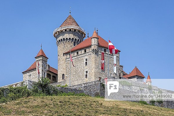 Chateau de Montrottier  Departement Haute-Savoie  Frankreich  Europa