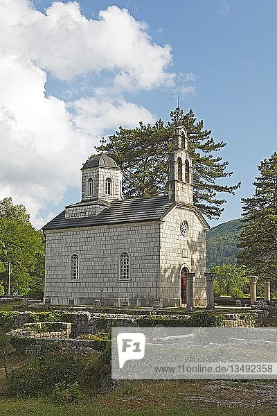 Walachische Kirche Vlaska crkva  alte Hauptstadt Cetinje  Provinz Cetinje  Montenegro  Europa