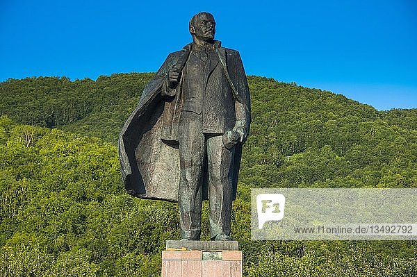 Lenin-Statue in Petropawlowsk-Kamchatsky Kamchatka Russland Europa