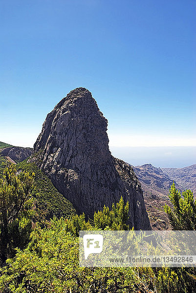 Roque de Agando  La Gomera  Kanarische Inseln  Spanien  Europa