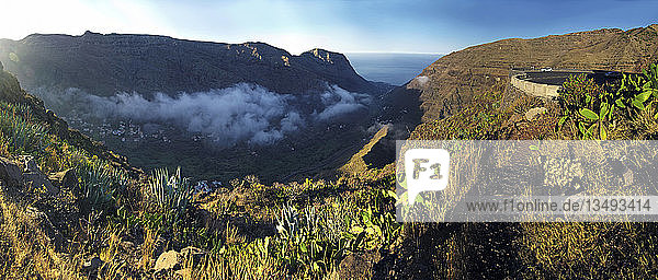 Valle de Gran Rey valley  La Gomera  Canary Islands  Spain  Europe