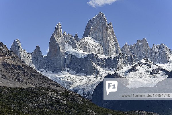 Cerro Fitz Roy Nationalpark Los Glaciares El Chaltén Provinz Santa Cruz Patagonien Argentinien Südamerika