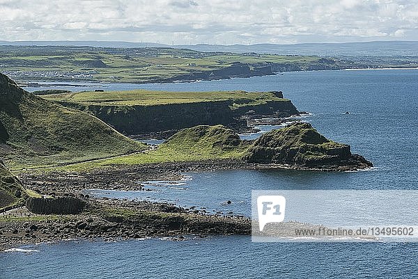 Giant's Causeway  Atlantikküste  Grafschaft Antrim  Nordirland  Großbritannien