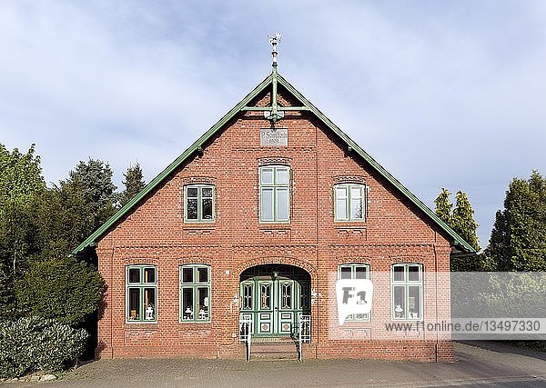 Altstädter Bauernhaus norddeutsche Backsteinarchitektur Neuenkirchen Lühe Altes Land Niedersachsen Deutschland Europa