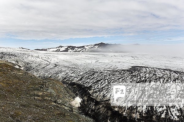 SkÃ¡lafellsjÃ¶kull  SkalafellsjÃ¶kull  Gletscherzunge des VatnajÃ¶kull  Vulkan BreiÃ°abunga  Breidabunga  JÃ¶klasel bei HÃ¶fn  Austurland  Island  Europa