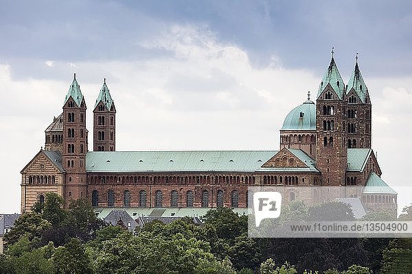 Dom St. Maria und St. Stephan Kaiserdom romanisch UNESCO-Weltkulturerbe Speyer Rheinland-Pfalz Deutschland Europa