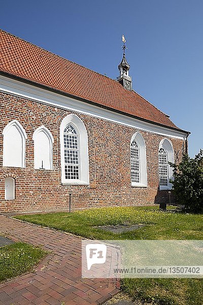 Evangelisch-reformierte Kirche  Greetsiel  Krummhörn  Ostfriesland  Niedersachsen  Deutschland  Europa
