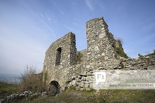 Ruinen der ehemaligen Ursulakapelle auf dem MÃ¤gdeberg  Baden-WÃ¼rttemberg  Deutschland  Europa