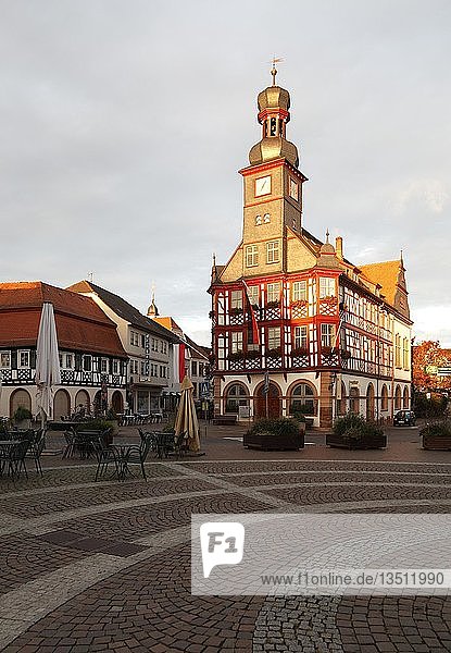 Altes Rathaus  erbaut 1715  Marktplatz  Stadt Lorsch  Hessische Bergstraße  Hessen  Deutschland  Europa
