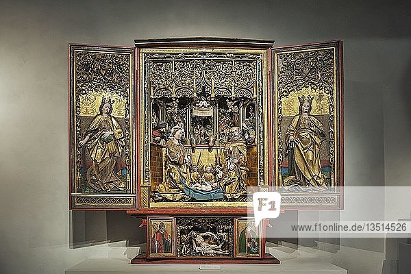 Traminer-Altar  Hans Klocker und Werkstatt  Brixen um 1485/90  Nationalmuseum  München  Oberbayern  Bayern  Deutschland  Europa