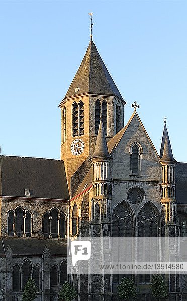 Onze-Lieve-Vrouwekerk van Pamele an der Schelde  Kirche Unserer Lieben Frau von Pamele  Schelde Gotik  Oudenaarde  Flandern  Belgien  Europa