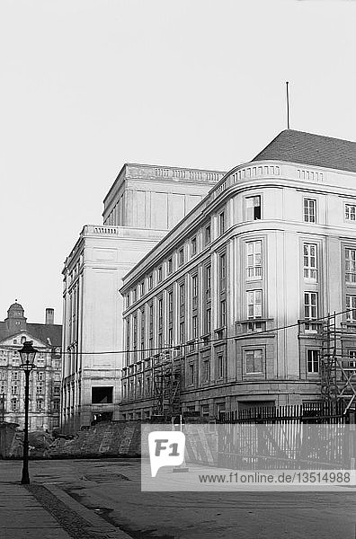 Schauspielaus  1956  Bosestraße  Leipzig  Sachsen  DDR  Deutschland  Europa